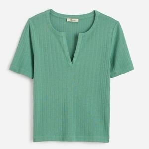 Madewell Green Short Sleeve Tee